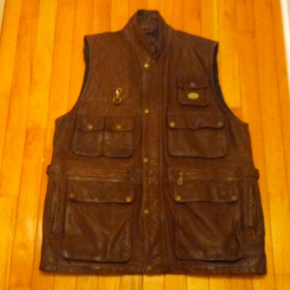 Leather Thomas Cook Boot & Clothing Co. Bird Hunting/Sportsman's Vest